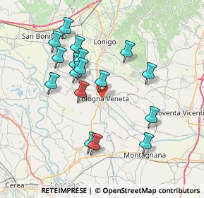Mappa 37044 Cologna Veneta VR, Italia (7.12471)