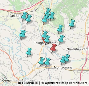 Mappa 37044 Cologna Veneta VR, Italia (7.31737)