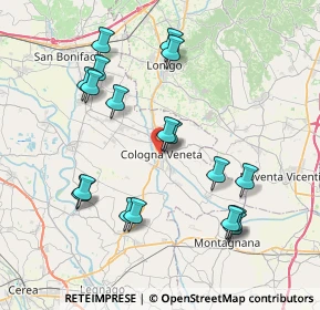 Mappa 37044 Cologna Veneta VR, Italia (8.02667)