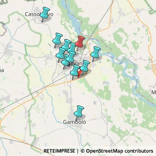 Mappa Via G. Profili, 27029 Vigevano PV, Italia (2.84833)