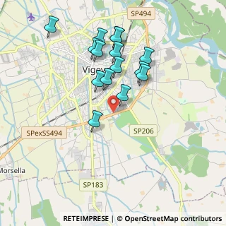 Mappa Via G. Profili, 27029 Vigevano PV, Italia (1.78667)