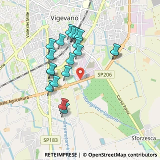 Mappa Via Profili Giovanni, 27029 Vigevano PV, Italia (0.904)