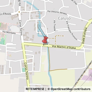 Mappa Via Martiri d'Italia, 18, 10014 Caluso, Torino (Piemonte)