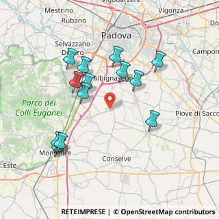 Mappa Via Piemonte, 35020 Carrara San Giorgio PD, Italia (7.41)