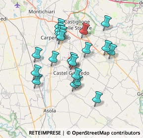 Mappa Via Castiglione delle Stiviere, 46042 Castel Goffredo MN, Italia (6.3205)