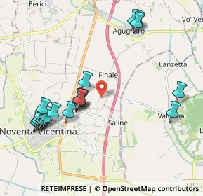 Mappa Via Frassenella, 36025 Noventa vicentina VI, Italia (2.235)