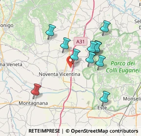 Mappa Via Frassenella, 36025 Noventa vicentina VI, Italia (6.38909)