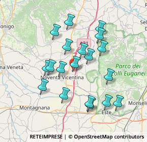 Mappa Via Frassenella, 36025 Noventa vicentina VI, Italia (6.83368)