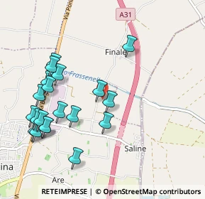 Mappa Via Frassenella, 36025 Noventa vicentina VI, Italia (1.096)