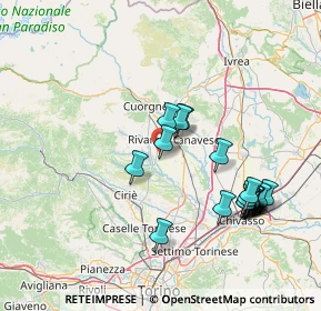 Mappa Borgata S. Giuseppe, 10083 Favria TO, Italia (15.778)