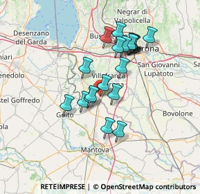 Mappa Via Roma, 37060 Mozzecane VR, Italia (11.8845)