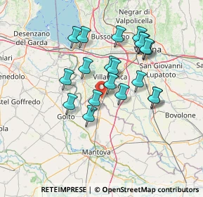 Mappa Via Roma, 37060 Mozzecane VR, Italia (12.371)