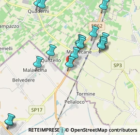 Mappa Via Roma, 37060 Mozzecane VR, Italia (2.522)