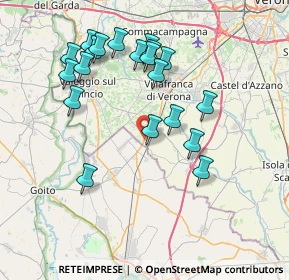 Mappa Via Roma, 37060 Mozzecane VR, Italia (7.603)
