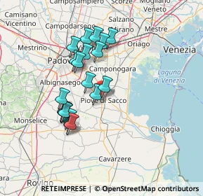 Mappa Via Tito Livio, 35028 Piove di Sacco PD, Italia (12.3385)