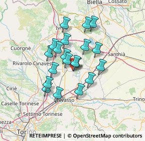 Mappa Via Cairelli, 10035 Mazzè TO, Italia (10.5805)