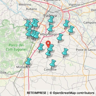 Mappa SP 9, 35020 Carrara San Giorgio PD, Italia (6.94263)