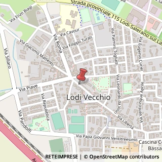 Mappa Via IV Novembre, 12, 26855 Lodi Vecchio, Lodi (Lombardia)