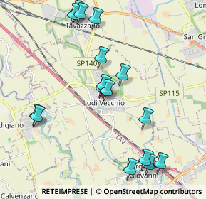 Mappa Via IV Novembre, 26855 Lodi Vecchio LO, Italia (2.1725)