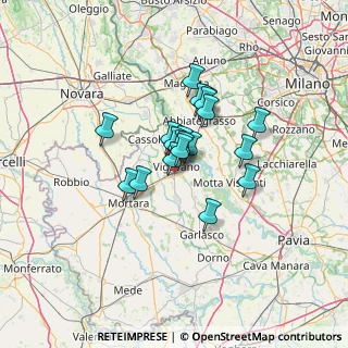 Mappa Via Cesare Abba, 27029 Vigevano PV, Italia (8.6425)
