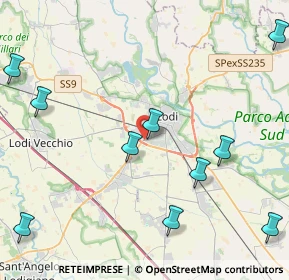 Mappa Via Giorgio Amendola, 26900 Lodi LO, Italia (5.80727)