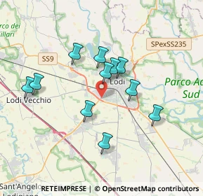 Mappa Via Giorgio Amendola, 26900 Lodi LO, Italia (3.12909)