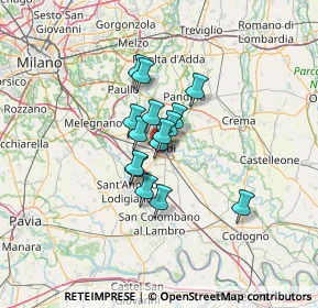 Mappa Via Giorgio Amendola, 26900 Lodi LO, Italia (8.14467)