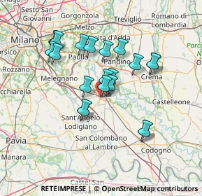 Mappa Via Giorgio Amendola, 26900 Lodi LO, Italia (12.1075)