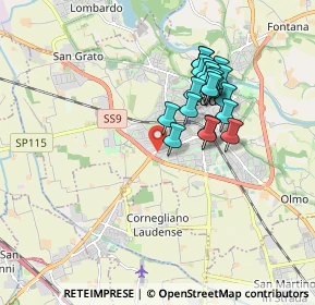 Mappa Via Giorgio Amendola, 26900 Lodi LO, Italia (1.5195)