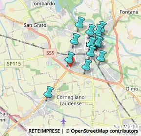 Mappa Via Giorgio Amendola, 26900 Lodi LO, Italia (1.5225)