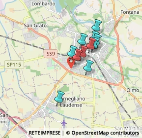 Mappa Via Giorgio Amendola, 26900 Lodi LO, Italia (1.26273)