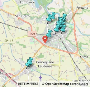 Mappa Via Giorgio Amendola, 26900 Lodi LO, Italia (1.77294)