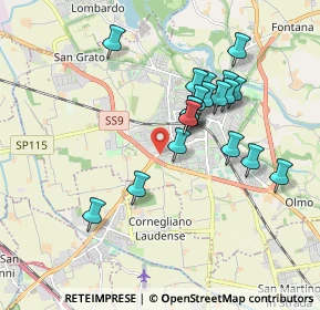 Mappa Via Giorgio Amendola, 26900 Lodi LO, Italia (1.6245)