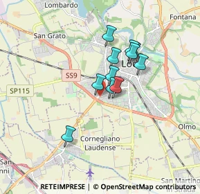 Mappa Via Giorgio Amendola, 26900 Lodi LO, Italia (1.26091)