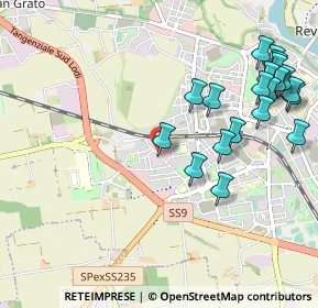 Mappa Via S. Fereolo, 26900 Lodi LO, Italia (1.2125)