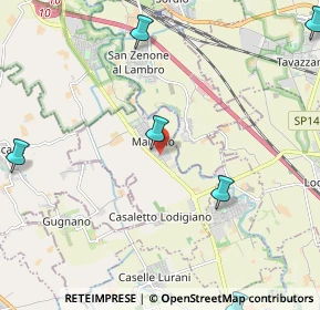 Mappa Via Giuseppe Garibaldi, 26852 Casaletto Lodigiano LO, Italia (3.58083)