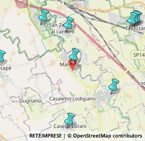 Mappa Via Giuseppe Garibaldi, 26852 Casaletto Lodigiano LO, Italia (3.22545)