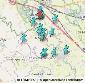 Mappa Via Giuseppe Garibaldi, 26852 Casaletto Lodigiano LO, Italia (1.5775)