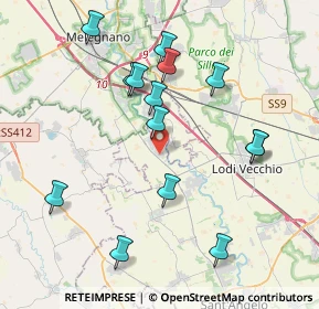 Mappa Via Giuseppe Garibaldi, 26852 Casaletto Lodigiano LO, Italia (4.05571)