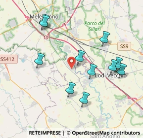 Mappa Via Giuseppe Garibaldi, 26852 Casaletto Lodigiano LO, Italia (3.93636)