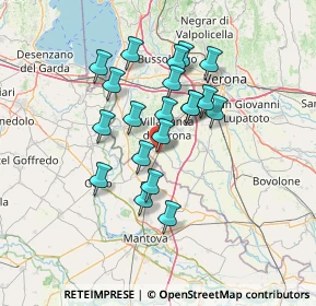 Mappa Via 37060, 37060 Mozzecane VR, Italia (11.44)