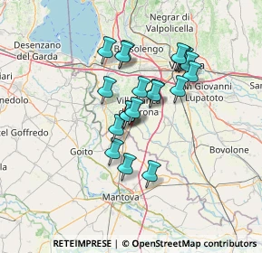 Mappa Via 37060, 37060 Mozzecane VR, Italia (10.7035)