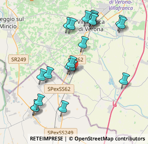 Mappa Via 37060, 37060 Mozzecane VR, Italia (4.2135)