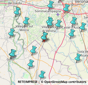 Mappa Via Regina Margherita, 37060 Mozzecane VR, Italia (9.832)