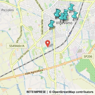 Mappa Via de Rosa Francesco, 27029 Vigevano PV, Italia (1.32727)