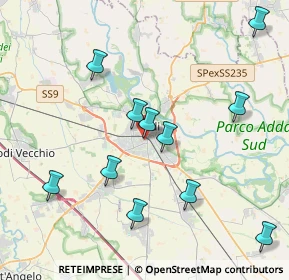Mappa Piazzale Forni, 26900 Lodi LO, Italia (4.25273)