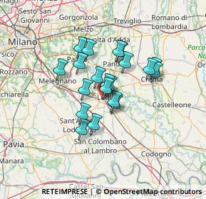 Mappa Piazzale Forni, 26900 Lodi LO, Italia (9.5305)