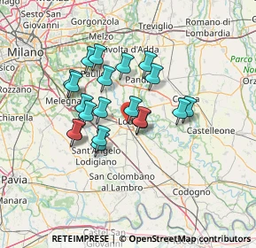 Mappa Corso Giuseppe Mazzini, 26900 Lodi LO, Italia (10.8845)