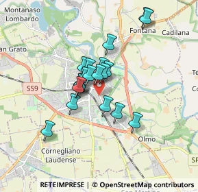 Mappa Corso Giuseppe Mazzini, 26900 Lodi LO, Italia (1.2475)