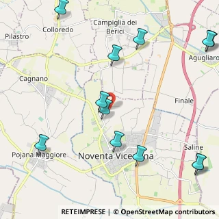Mappa Via Massignane, 36025 Noventa Vicentina VI, Italia (2.84333)